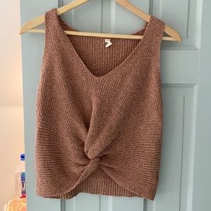 Pink crop top